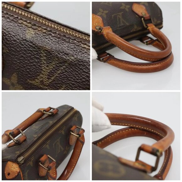 LOUIS VUITTON Monogram Mini Speedy Hand Bag M41534 LV Auth 137066 - Picture 16 of 16
